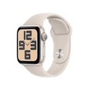 Apple Watch SE (GPS) - 2ª generación - 44 mm - aluminio estrellado - reloj inteligente con pulsera deportiva - fluoroelastómero - estrellado - tamaño de la banda: M/L - 32 GB - Wi-Fi, Bluetooth - 32.9 g