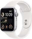 Apple Watch Series 9 (GPS) - 41 mm - aluminio plateado - reloj inteligente con pulsera deportiva - fluoroelastómero - azul tormenta - tamaño de la banda: M/L - 64 GB - Wi-Fi, UWB, Bluetooth - 31.9 g