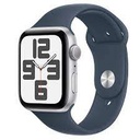 Apple Watch Series 9 (GPS) - 45 mm - aluminio plateado - reloj inteligente con pulsera deportiva - fluoroelastómero - azul tormenta - tamaño de la banda: M/L - 64 GB - Wi-Fi, UWB, Bluetooth - 38.7 g