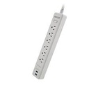 Forza - Surge protector - AC 110/220 V - 6 Tomas de Corriente - 500J 2Pack GR/BK