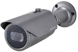 Hanwha Techwin QNO-6082R1 - Cámara de vigilancia de red - bala - color (Día y noche) - 2 MP - 1920 x 1080 - iris automático - motorizado - compuesto - LAN 10/100 - MJPEG, H.264, H.265 - CC 12 V/PoE Clase 3