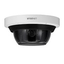 Hanwha Techwin WiseNet P PNM-9085RQZ1 - Cámara de vigilancia de red - PTZ - cúpula - resistente al polvo/agua/golpes/corrosión - color (Día y noche) - 5 MP - 2560 x 1920 - iris automático - motorizado - audio - GbE - MJPEG, H.264, H.265 - High PoE