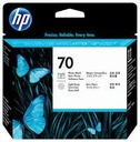 HP 70 - Gris claro, Photo Negro - cabezal de impresión - para DesignJet HD Pro MFP, SD Pro MFP, T1120, Z3100, Z3200, Z5200, Z5400; Photosmart Pro B8850