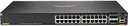 HPE Aruba 6200F 24G Class4 PoE 4SFP+ 370W Switch - Conmutador - L3 - Gestionado - 24 x 10/100/1000 (PoE+) + 4 x 1 Gigabit / 10 Gigabit SFP+ - montaje en rack - PoE+ (370 W)