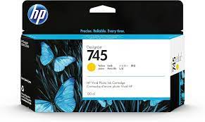 HP 745 - 300 ml - gran capacidad - amarillo - original - DesignJet - cartucho de tinta - para DesignJet HD Pro MFP, Z2600 PostScript, Z5600 PostScript