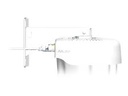 HPE Aruba Outdoor Pole/Wall Short Mount Kit - Kit de montaje de dispositivos de red - para HPE Aruba AP-318, AP-365, AP-367, AP-374, AP-375, AP-377