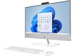 HP Pavilion 27-ca0004la - AMD Ryzen 5 5500U - 512 GB HDD - 27" - AMD Radeon Graphics - Microsoft Windows 11 Home - white - Spanish