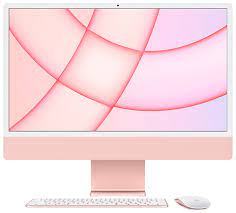 Apple iMac - All-in-one - Apple M3 - 24" - MacOS Sonoma - Pink - MQRD3E/A