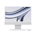 Apple iMac with 4.5K Retina display - Todo en uno - M3 - RAM 8 GB - SSD 256 GB - M3 10-core GPU - GigE, 802.11ax (Wi-Fi 6E), Bluetooth 5.3 - WLAN: 802.11a/b/g/n/ac/ax (Wi-Fi 6E), Bluetooth 5.3 - Apple macOS Sonoma 14.0 - monitor: LED 24" 4480 x 2520 (4.5K) - teclado: EE. UU. - plata