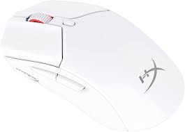 HyperX Pulsefire Haste 2 - Ratón - óptico - 6 botones - inalámbrico, cableado - 2.4 GHz, Bluetooth 5.0 - receptor inalámbrico USB - blanco