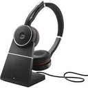 Jabra Evolve 75 SE UC Stereo - Auricular - en oreja - Bluetooth - inalámbrico - cancelación de sonido activo - USB - con base de carga - Certificado por Zoom - para LINK 380a MS