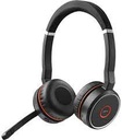 Jabra Evolve 75 SE UC Stereo - Auricular - en oreja - Bluetooth - inalámbrico - cancelación de sonido activo - USB - con base de carga - Certificado por Zoom - para LINK 380a MS