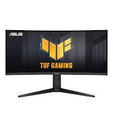 ASUS TUF Gaming VG34VQEL1A - Monitor LED - gaming - curvado - 34" - 3440 x 1440 UWQHD @ 100 Hz - VA - 300 cd/m² - 3000:1 - HDR10 - 1 ms - 2xHDMI, DisplayPort - altavoces - negro