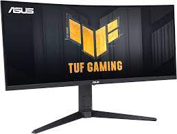 ASUS TUF Gaming VG34VQEL1A - Monitor LED - gaming - curvado - 34" - 3440 x 1440 UWQHD @ 100 Hz - VA - 300 cd/m² - 3000:1 - HDR10 - 1 ms - 2xHDMI, DisplayPort - altavoces - negro