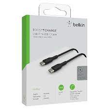 Belkin BOOST CHARGE - Cable Lightning - 24 pin USB-C macho a Lightning macho - 2 m - negro