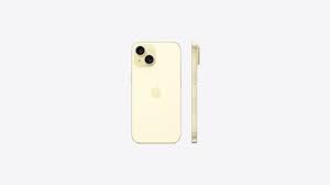 Apple iPhone 15 - Smartphone - iOS - 256 GB - Yellow - Touch