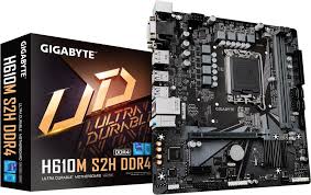 Gigabyte - H610M S2H DDR4 - Motherboard - Micro ATX - LGA1170 Socket - Intel H610 - para Celeron / para Pentium / para Core i3 / para Core i5 / para Core i7 - None