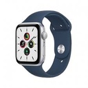 Apple Watch SE (GPS) - 2ª generación - 44 mm - aluminio plateado - reloj inteligente con pulsera deportiva - fluoroelastómero - azul tormenta - tamaño de la banda: S/M - 32 GB - Wi-Fi, Bluetooth - 32.9 g