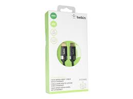 Belkin High Speed HDMI Cable - Cable HDMI con Ethernet - HDMI macho a HDMI macho - 2 m - compatibilidad con 4K