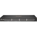 HPE Aruba 6100 24G Class4 PoE 4SFP+ - Conmutador - Gestionado - 24 x 10/100/1000 (PoE+) + 4 x 1 Gigabit / 10 Gigabit SFP+ - flujo de aire de lado a lado - montaje en rack - PoE+ (370 W)