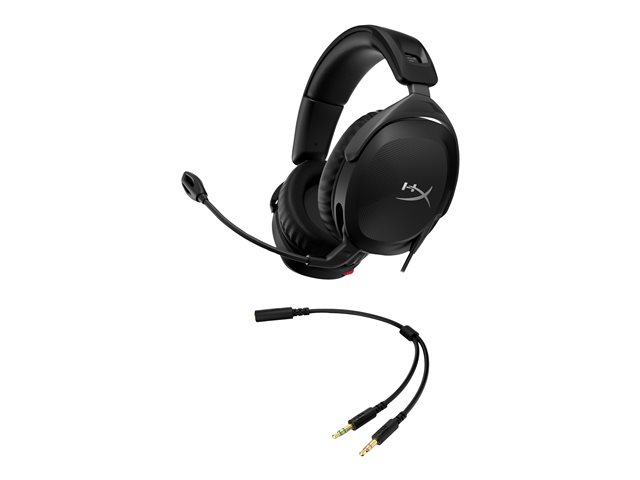 HyperX Cloud Stinger 2 - Gaming - auricular - tamaño completo - cableado - conector de 3,5 mm - negro - para EliteDesk 800 G6; Laptop 17; OMEN 15, 16; Pavilion x360 Laptop