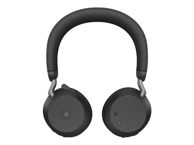 Jabra Evolve2 75 - Auricular - en oreja - Bluetooth - inalámbrico - cancelación de sonido activo - USB-C - aislamiento de ruido - negro - Certificado para Equipos de Microsoft