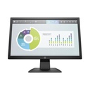 HP P204 - LED-backlit LCD monitor - 19.5" - 1600 x 900 - TN - HDMI / VGA (DB-15) - Black