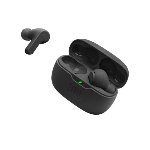 JBL Vibe Beam - Auriculares inalámbricos con micro - en oreja - Bluetooth - negro