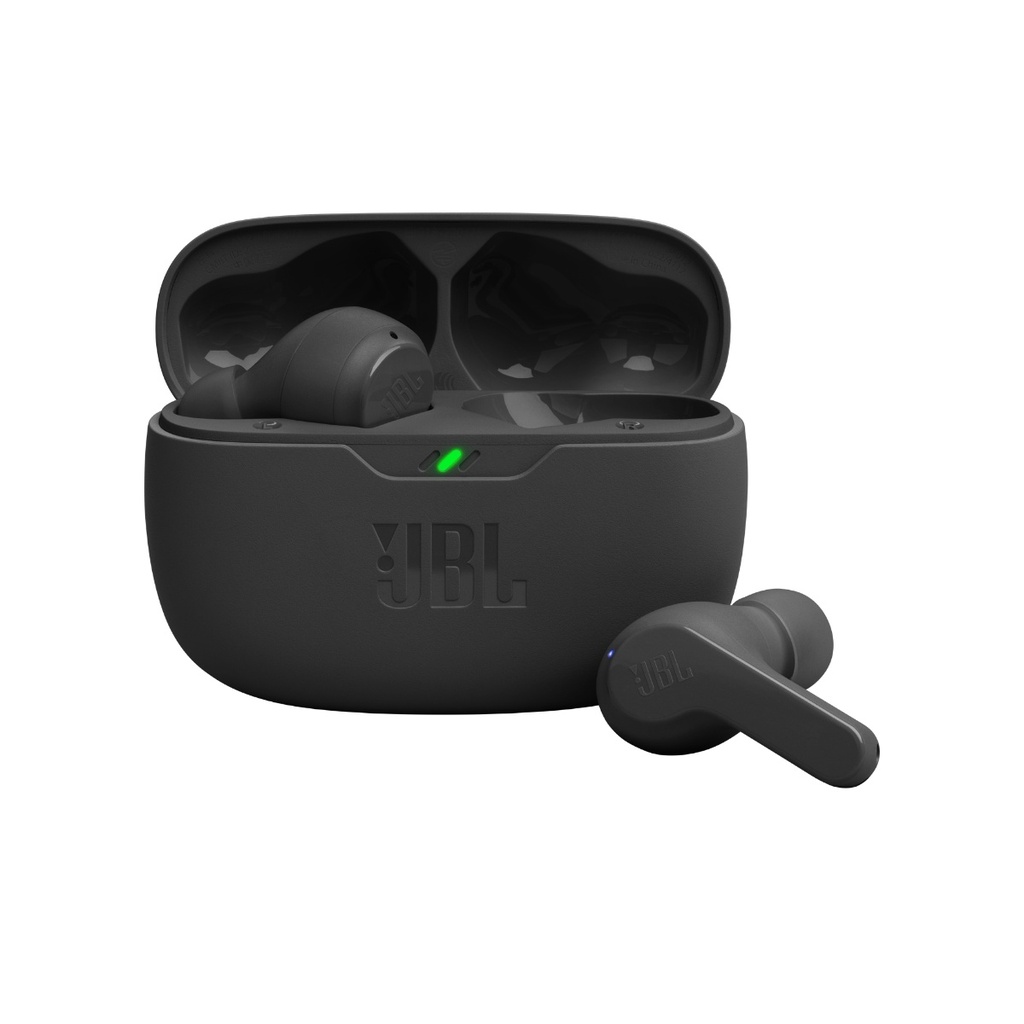 JBL Vibe Beam - Auriculares inalámbricos con micro - en oreja - Bluetooth - negro