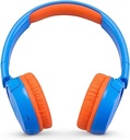 JBL JR300BT - Auriculares con diadema con micro - en oreja - Bluetooth - inalámbrico - naranja/azul