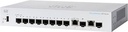 CON-SNT-CBS35EGA-SNTC-8X5XNBD CBS350 Managed 8-port GE, Ext PS, 2x1G C, 12 months