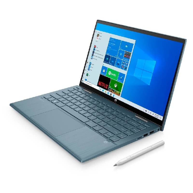 HP Pavilion x360 - Notebook - 14" 14-dy0003la - Intel Core i3 1125G4 - 4 GB - 256 GB - Windows 10 Home - Blue - Spanish - 1-year warranty
