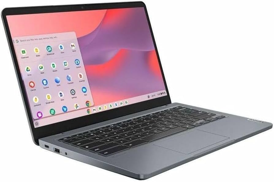 Lenovo 14e Chromebook Gen 3 82W6 - Intel N-series N200 - Chrome OS - UHD Graphics - 8 GB RAM - 128 GB eMMC - 14" IPS pantalla táctil 1920 x 1080 (Full HD) - 802.11a/b/g/n/ac/ax (Wi-Fi 6E) - gris tormentoso - kbd: inglés