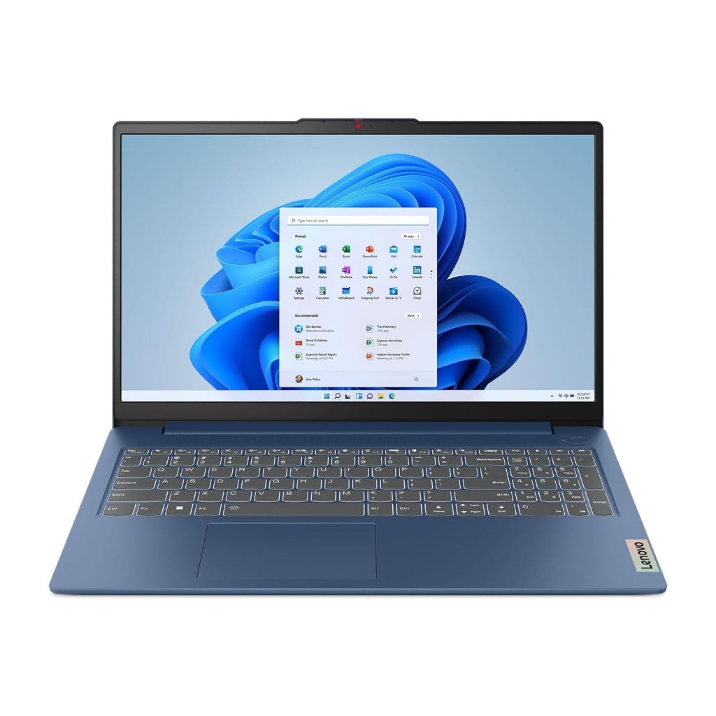 Lenovo IdeaPad Slim 3 - Notebook - 15.6" - Intel Core i5 12450H - 16 GB - 512 GB SSD - Intel UHD Graphics - Windows 11 Home - Blue - Spanish - 1-year warranty