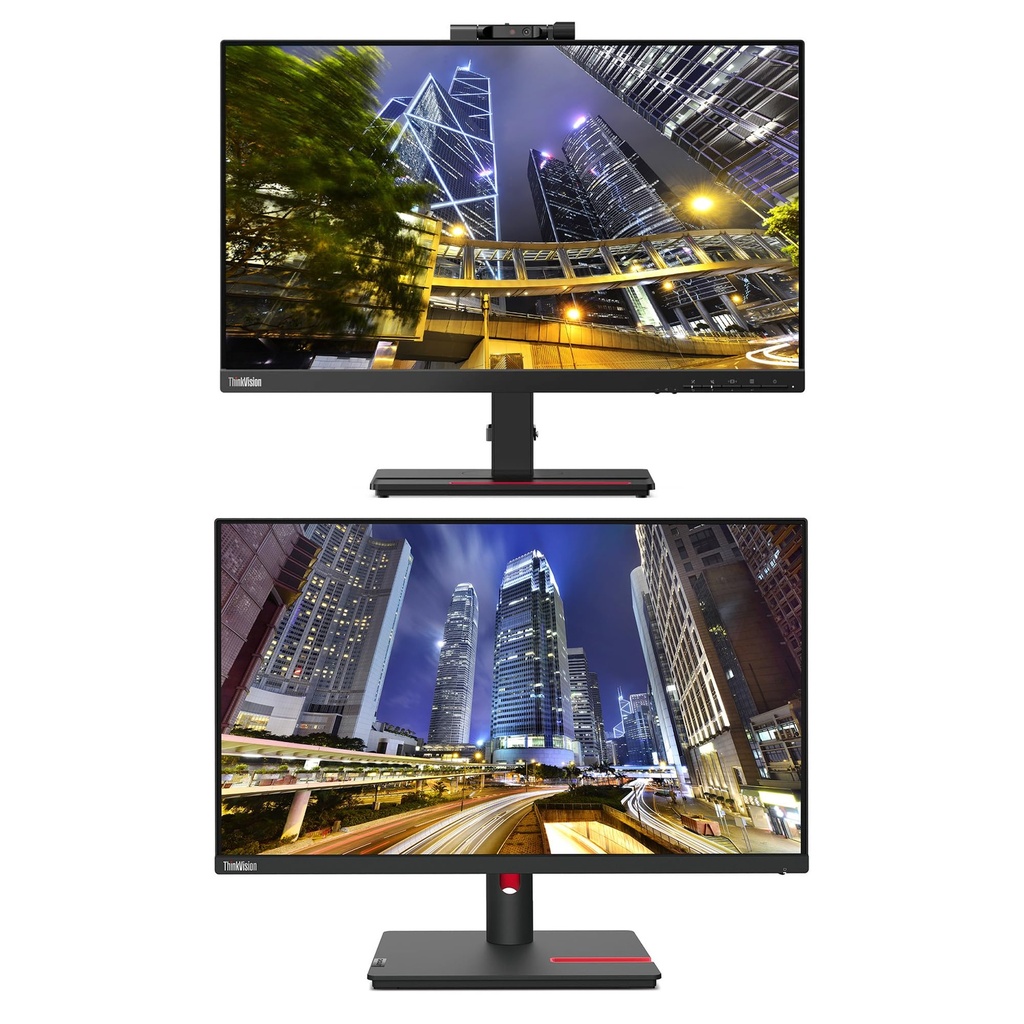 Lenovo ThinkVision T24v-30 - Monitor LED - 23.8" (23.8" visible) - 1920 x 1080 Full HD (1080p) @ 75 Hz - IPS - 250 cd/m² - 1000:1 - 4 ms - HDMI, VGA, DisplayPort - altavoces - negro azabache - para ThinkPad X1 Carbon Gen 11 21HM