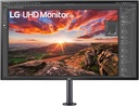 LG 32UK580-B - 31.5" - 3840 x 2160 - DisplayPort / HDMI - 60Hz