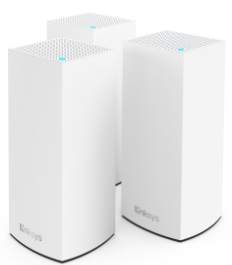 Linksys Atlas Pro 6 - Sistema Wi-Fi (3 enrutadores) - hasta 8100 pies cuadrados - malla - GigE - Wi-Fi 6 - Doble banda