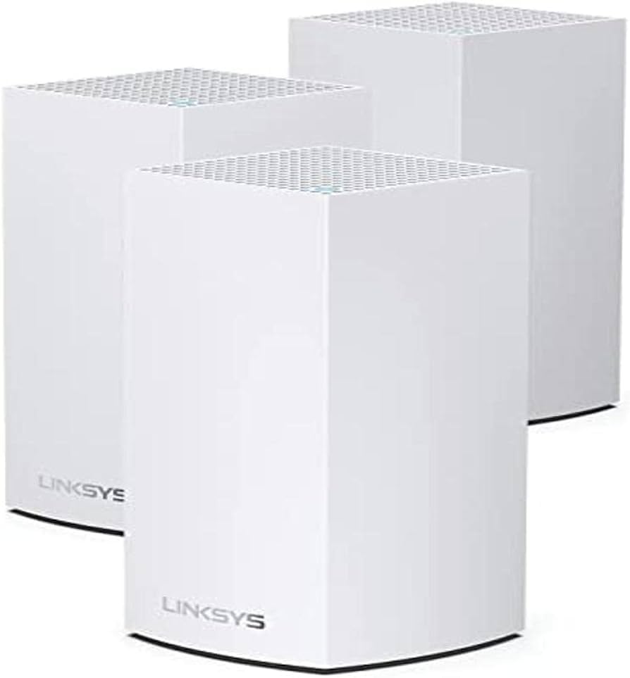 Linksys Atlas Pro 6 - Sistema Wi-Fi (3 enrutadores) - hasta 8100 pies cuadrados - malla - GigE - Wi-Fi 6 - Doble banda