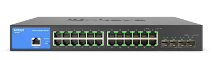 Linksys Business LGS328C - Conmutador - inteligente - 24 x 10/100/1000 + 4 x 10 Gigabit SFP+ - montaje en rack - Conforme a la TAA