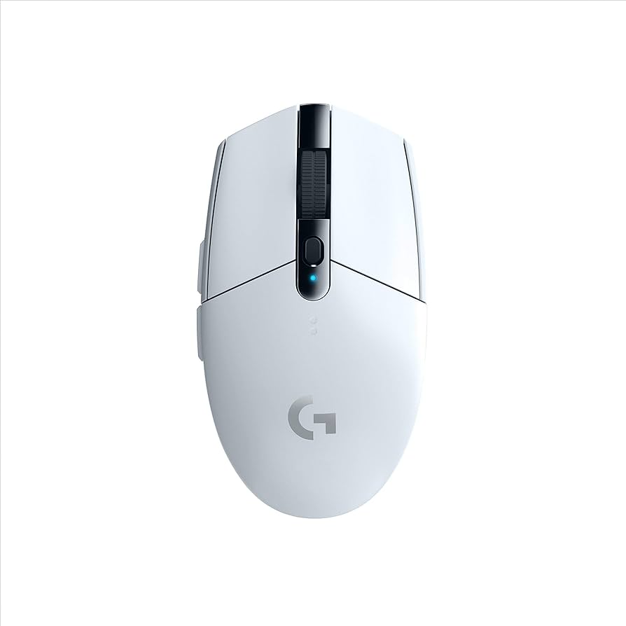 Logitech G G305 - Ratón - óptico - 6 botones - inalámbrico - 2.4 GHz - receptor inalámbrico USB - blanco