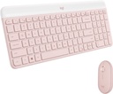 Logitech - Keyboard and mouse set - Spanish - Wireless - Rose