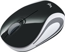 Logitech M187 - Ratón - óptico - 3 botones - inalámbrico - 2.4 GHz - receptor inalámbrico USB - negro