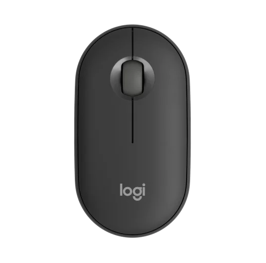 Logitech Pebble Mouse 2 M350s - Ratón - óptico - 3 botones - inalámbrico - Bluetooth - grafito