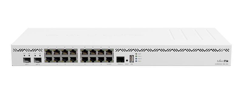 MikroTik Cloud Core Router CCR2004-16G-2S+ - Router - 10 GigE - montaje en rack