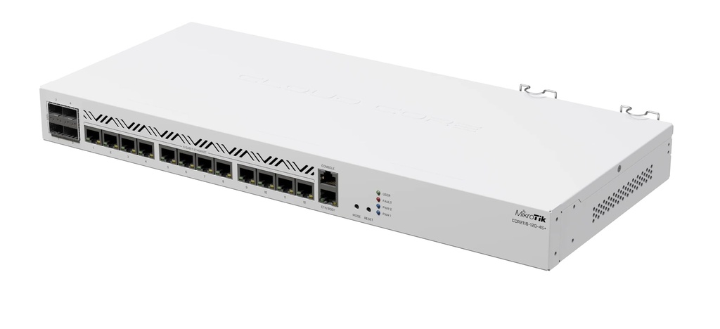 MikroTik Cloud Core Router CCR2116-12G-4S+ - Router - 10 GigE - montaje en rack