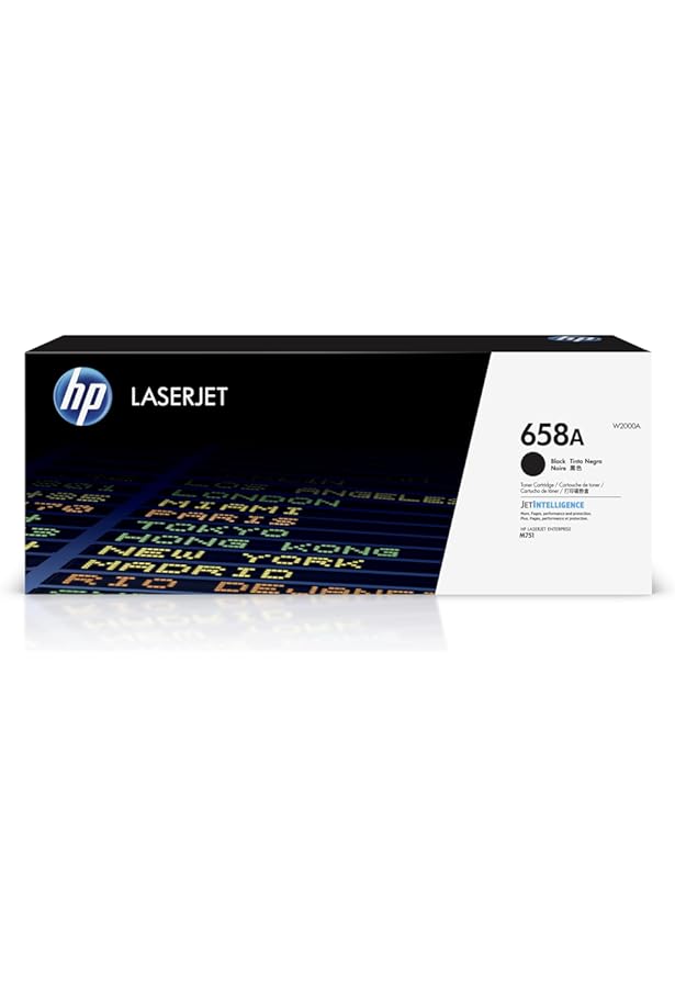 HP 658A Black LaserJet Toner Cartridge
