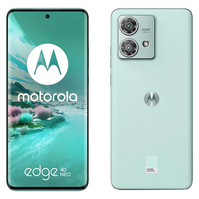 Motorola Edge 40 Neo - Smartphone (Android OS) - Android - 256 GB - Soothing Sea - Touch - XT2307-1