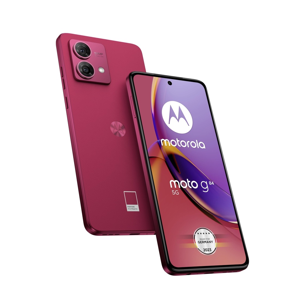 Motorola G84 - Smartphone - 5G - Android - 256 GB - Viva Magenta - Touch - XT2347-1