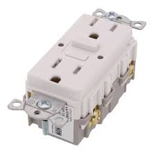 Lutron CAR-15-GFST-WH 15A GFCI SELF TESTING RECEPTACLE White