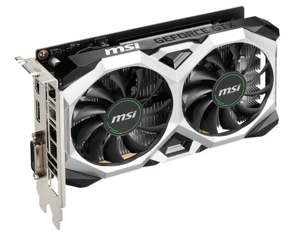 MSI GeForce GTX 1650 D6 VENTUS XS OCV1 - Tarjeta gráfica - GF GTX 1650 - 4 GB GDDR6 - PCIe 3.0 x16 - DVI, HDMI, DisplayPort